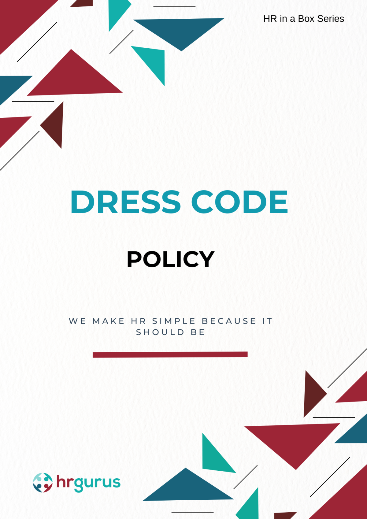 Dress Code Policy – HR Gurus